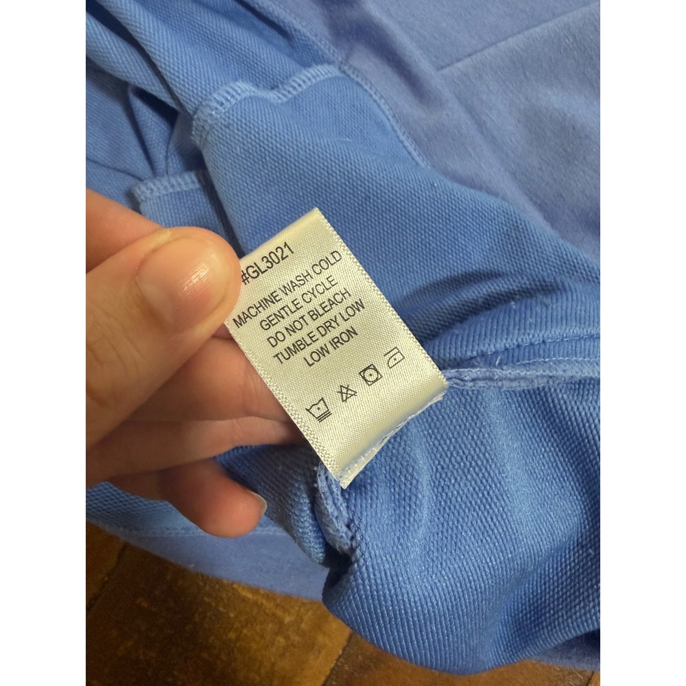 Graham Luxe Mens 2XL Periwinkle Blue Quarter Zip Pullover Performance Sweatshirt - Picture 9 of 12
